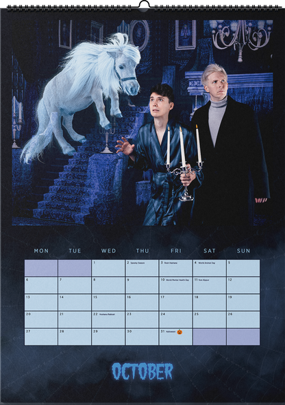 Dan and Phil and A Tiny Horse 2025 Calendar