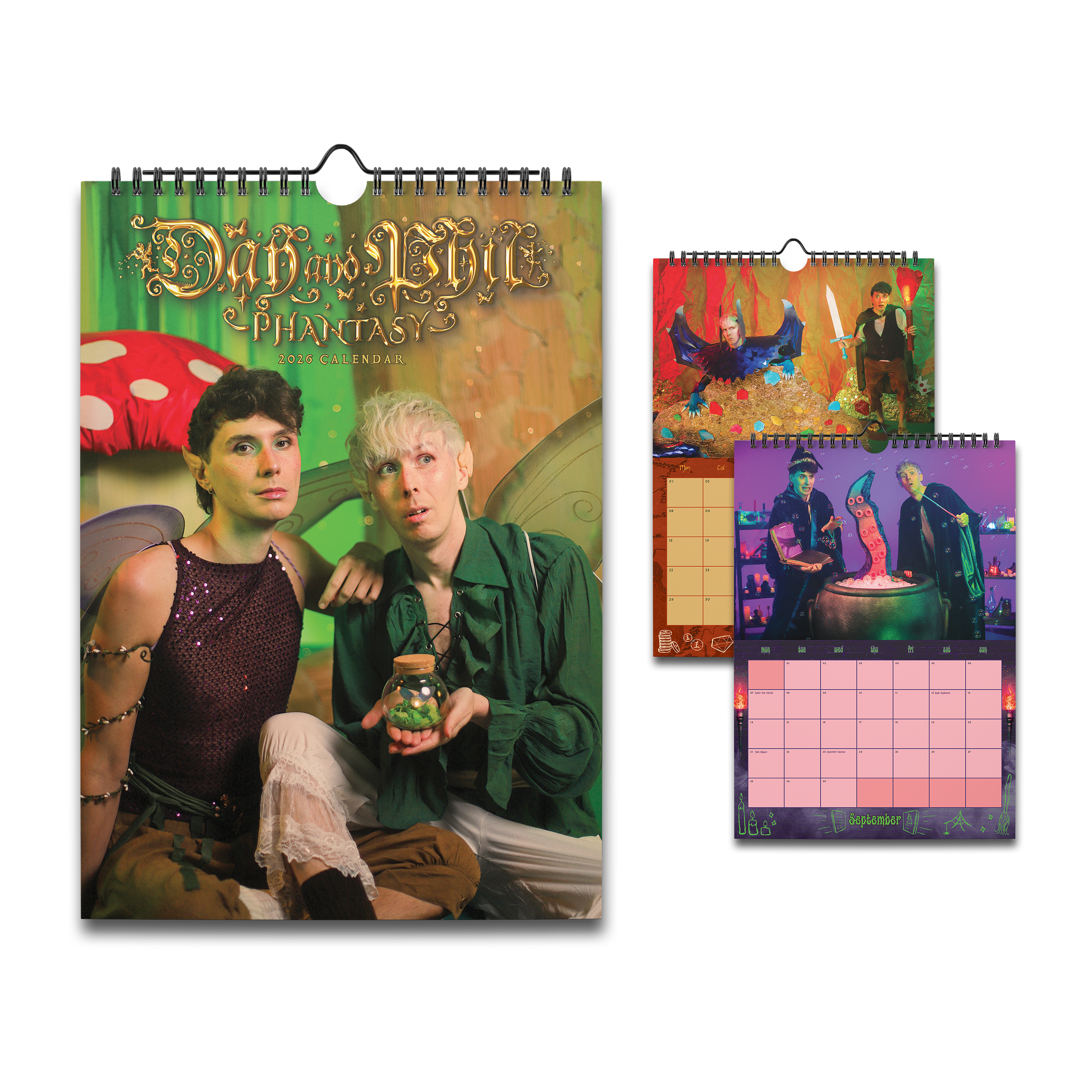 Dan and Phil Phantasy 2026 Calendar
